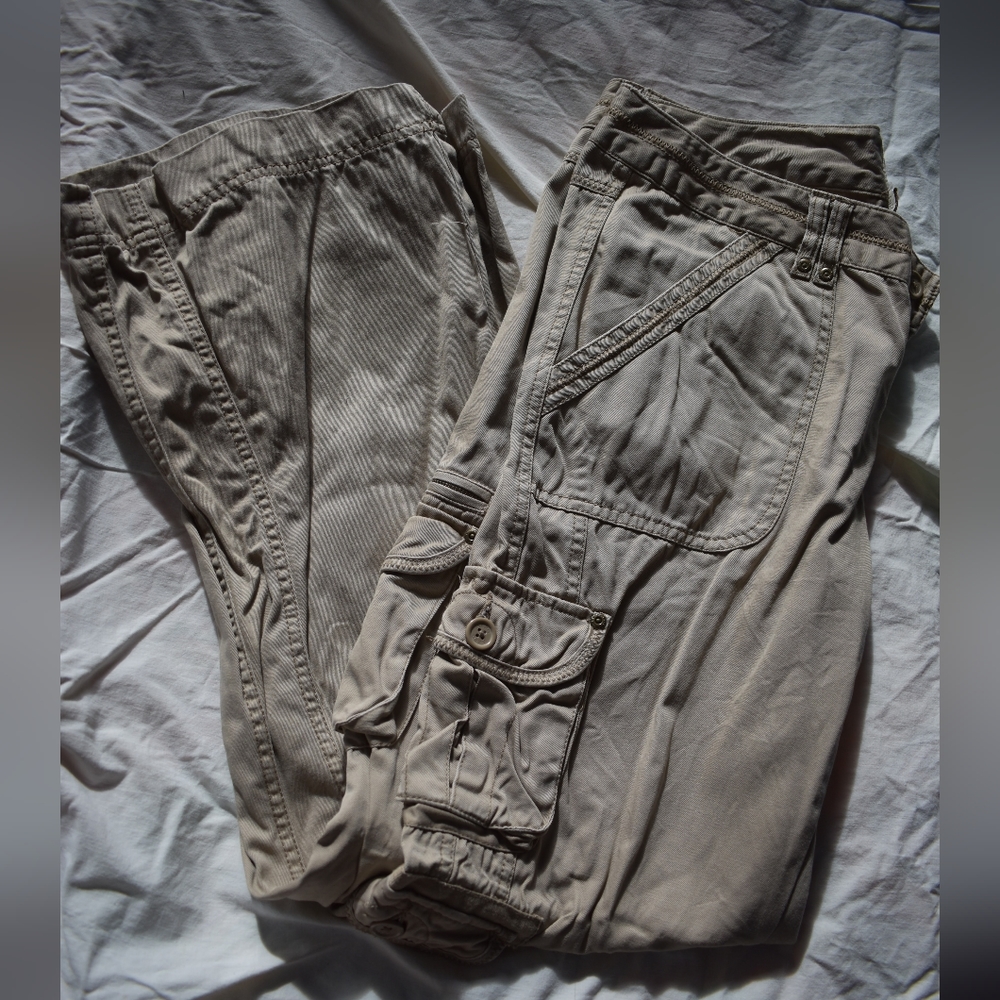 Aeropostal Cargo Pants Tan Bottoms 11/12R